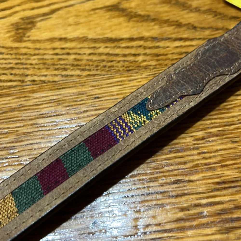 Cimmaron brand western Southwest style belt. Size 30. Genuine leather.
